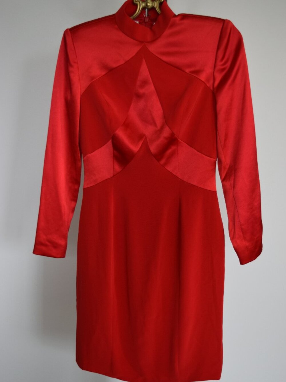 Vintage Niteline Della Roufogali Red Cocktail Dress — Size 2